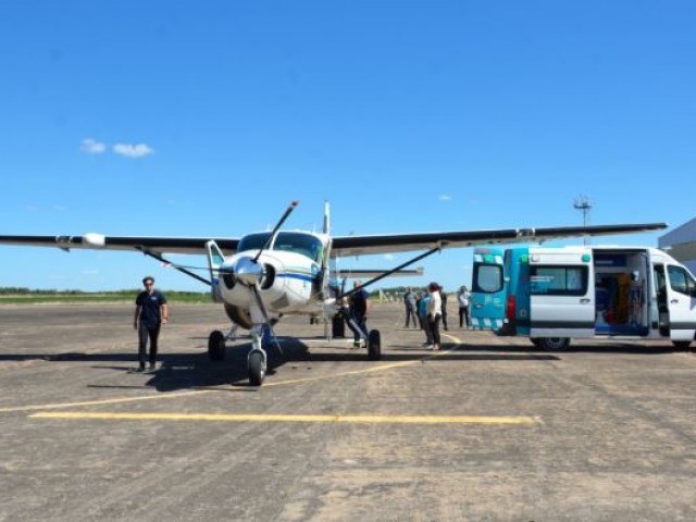 Vuelo sanitario traslad� a paciente pedi�trico a Mar del Plata